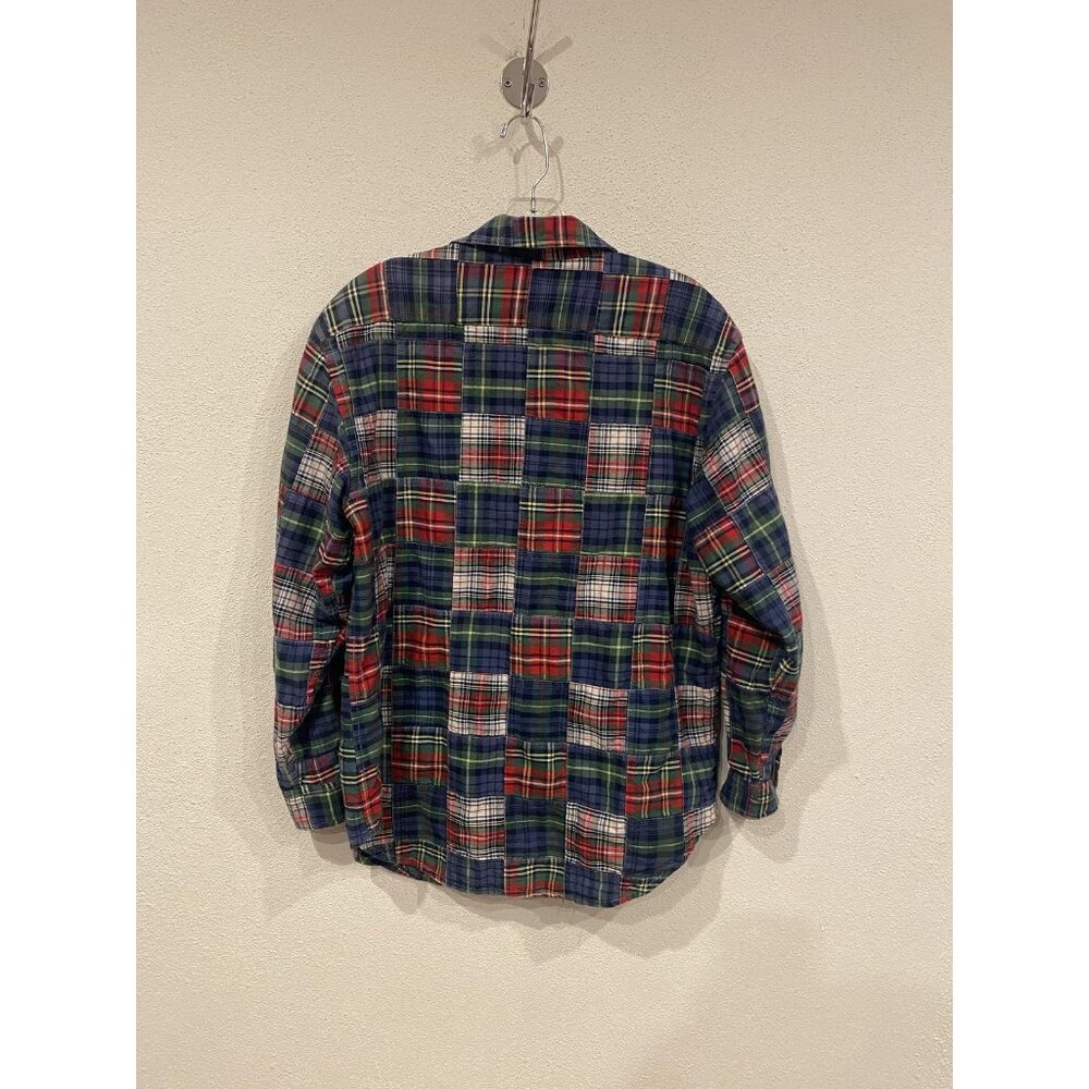 Lauren Ralph Lauren Shirt Womens Small Multicolor Patchwork Plaid Button Top - Picture 4 of 4